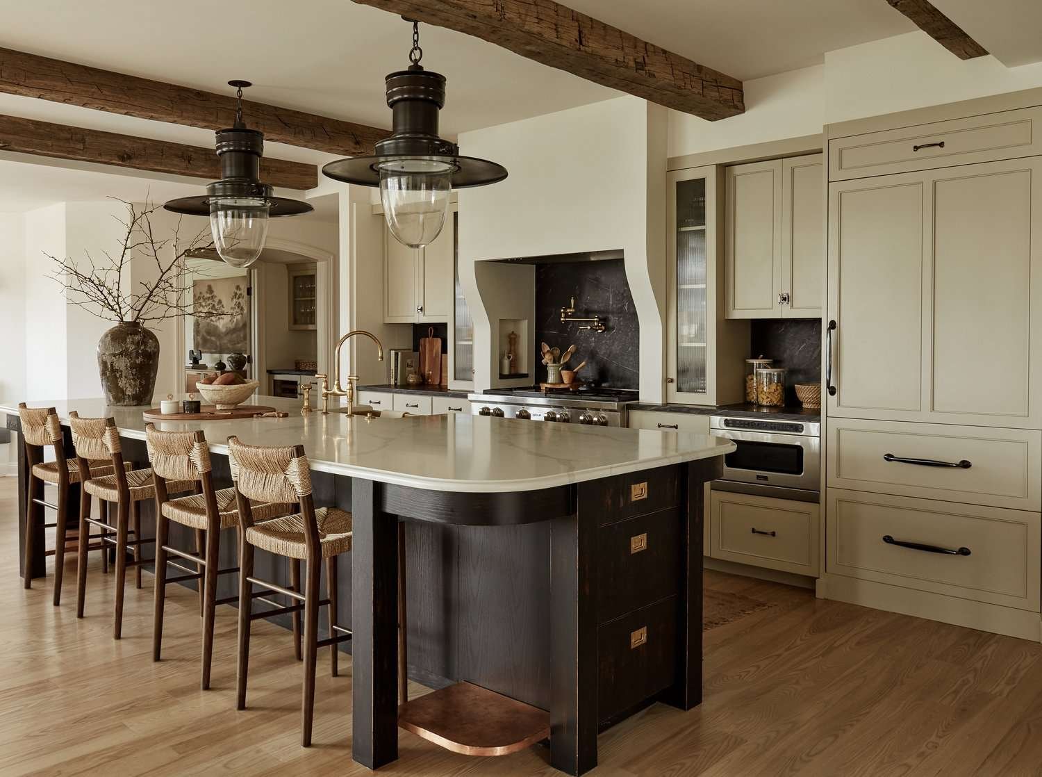 Cocina en tonos madera