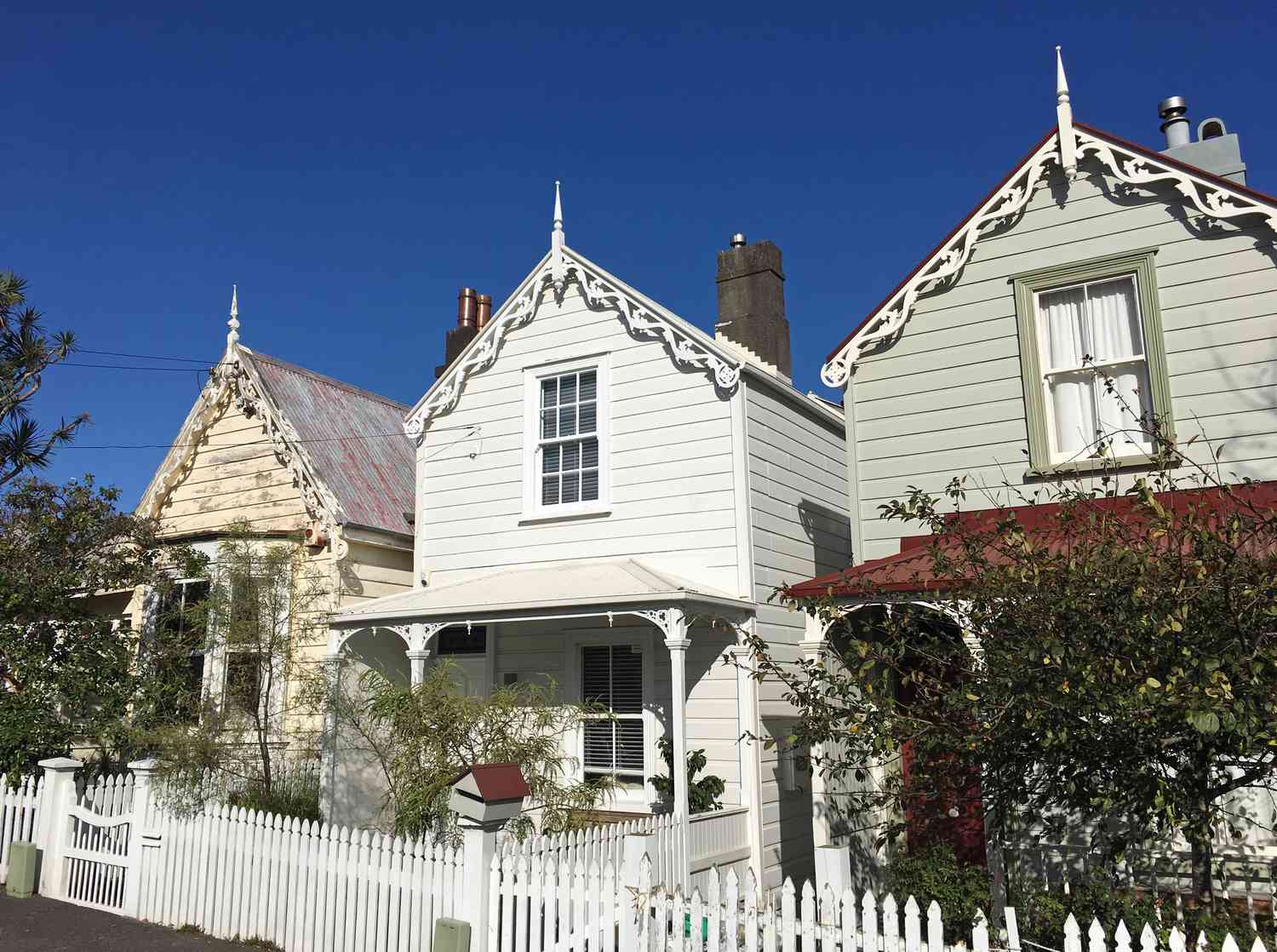 Casas de estilo cottage victoriano en Auckland, Nueva Zelanda