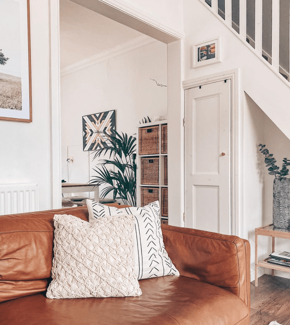 luminoso salón de diseño scandi