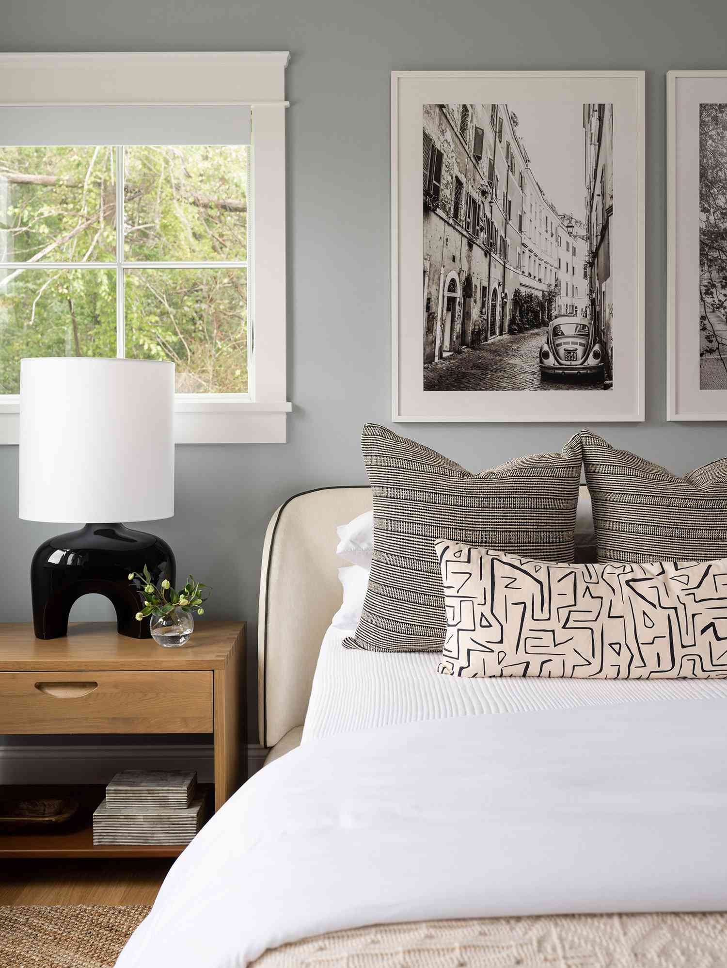 ideas de decoración moderna para la pared del dormitorio