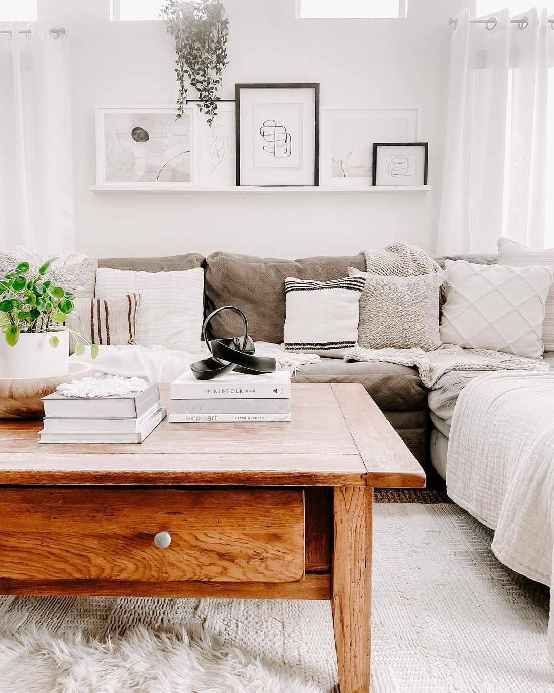 Salón minimalista