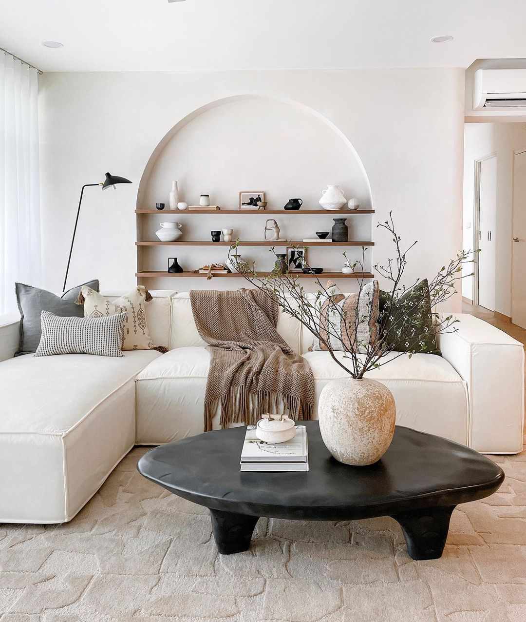 Salón minimalista japonés
