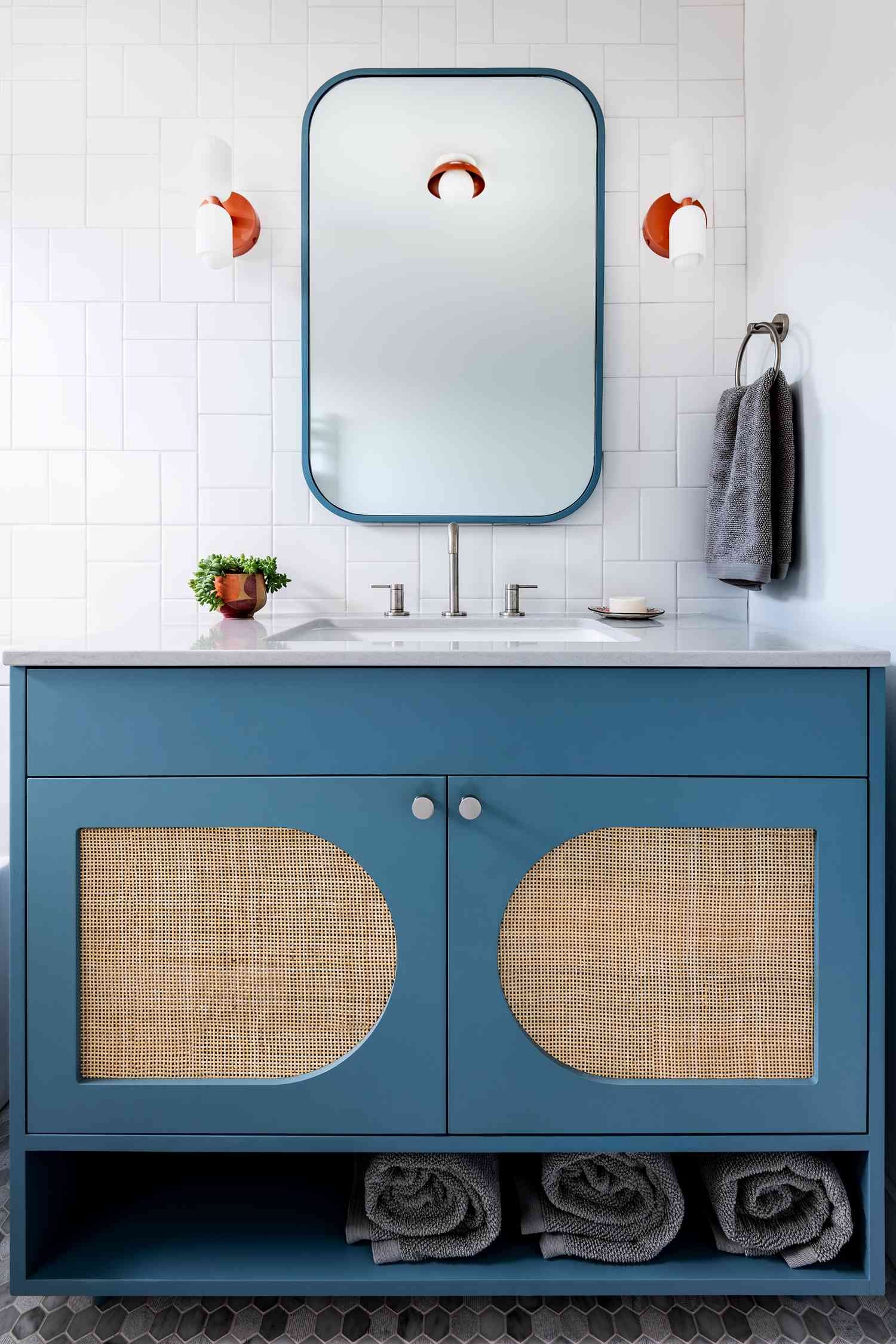 lavabo azul