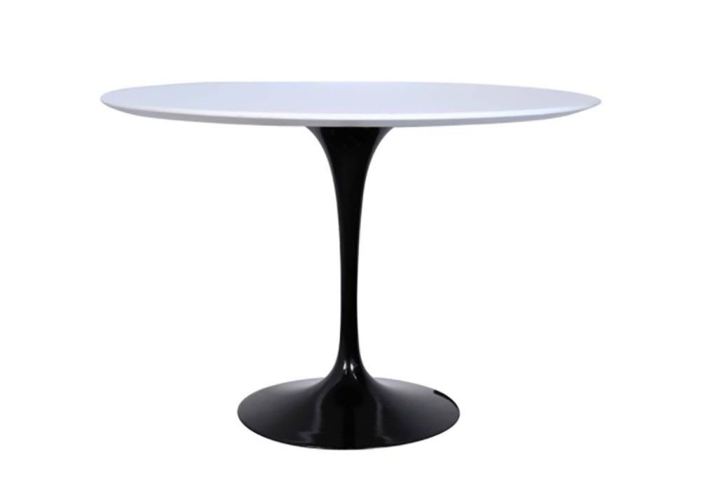 Mesa Saarinen con base negra