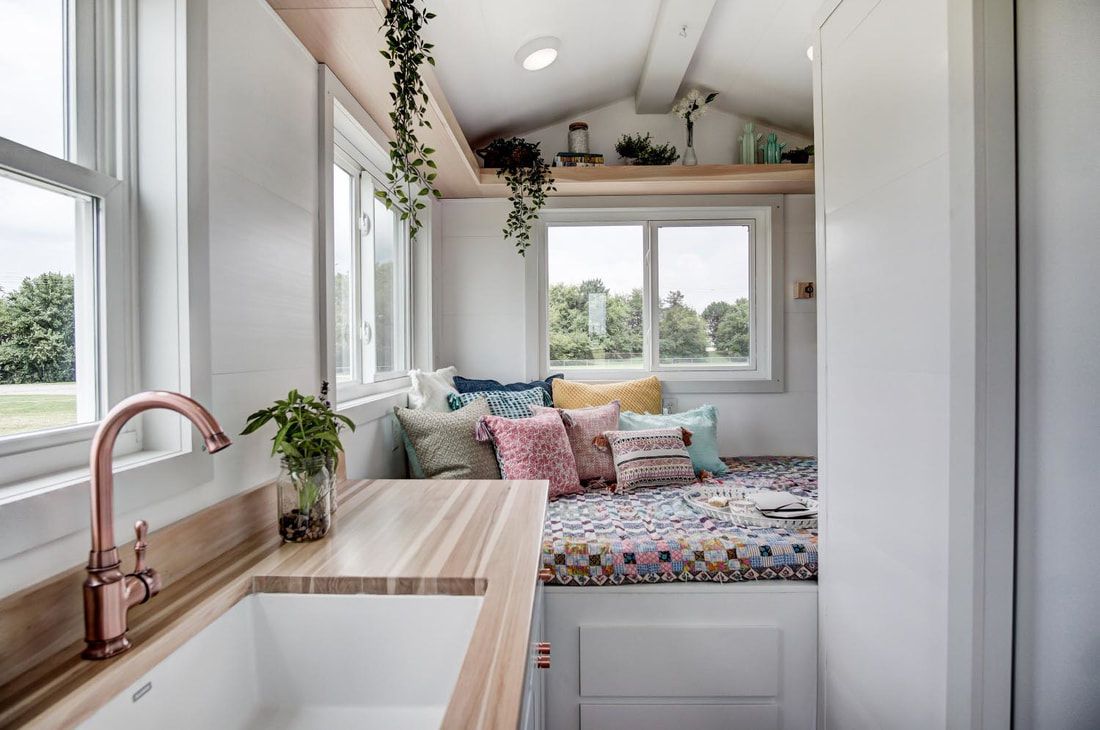 interior de la tiny nugget house