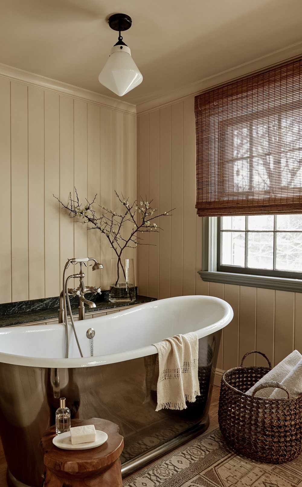 baño taupe