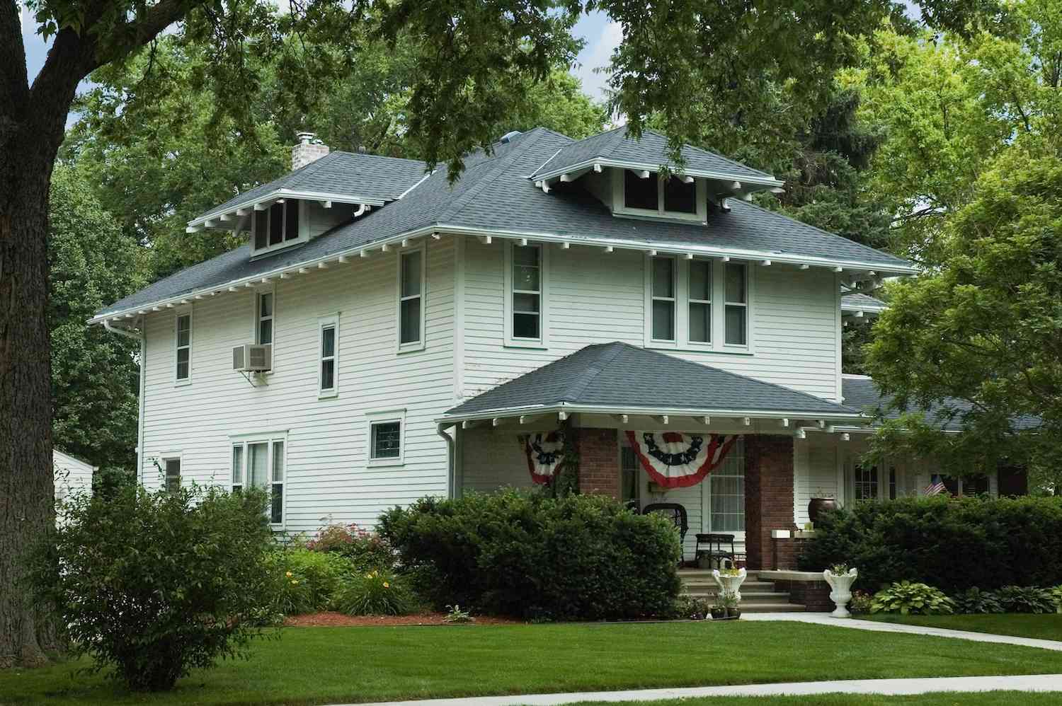 American foursquare Casa artesana