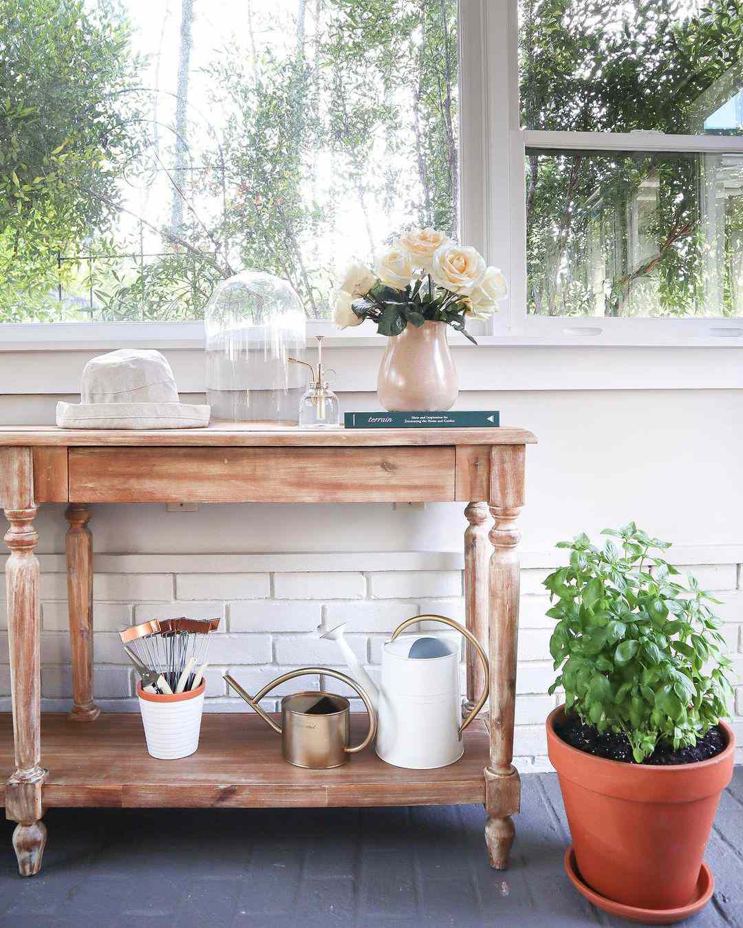mesa de jardinería