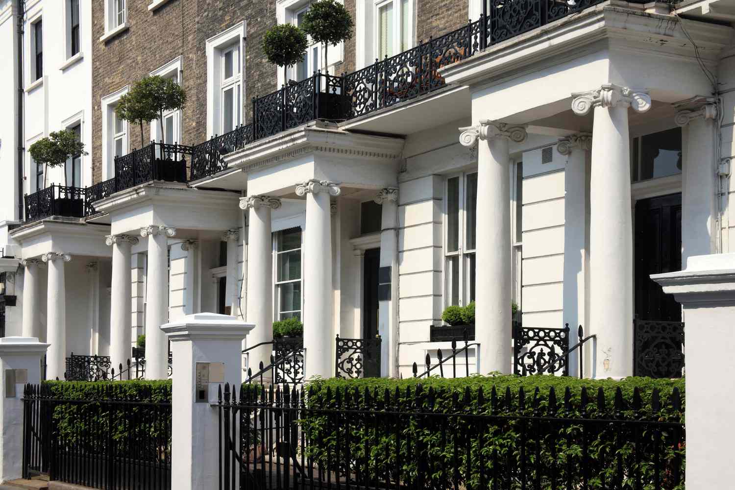 Casas adosadas georgianas en Londres