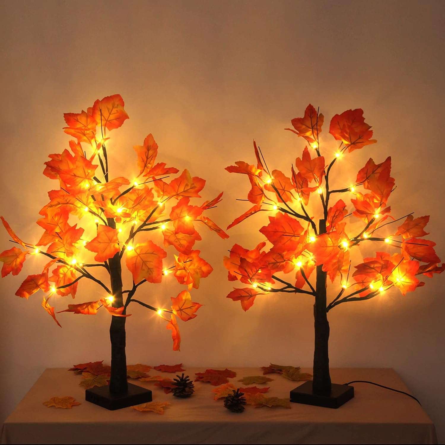 arce artificial de otoño árbol iluminado Amazon