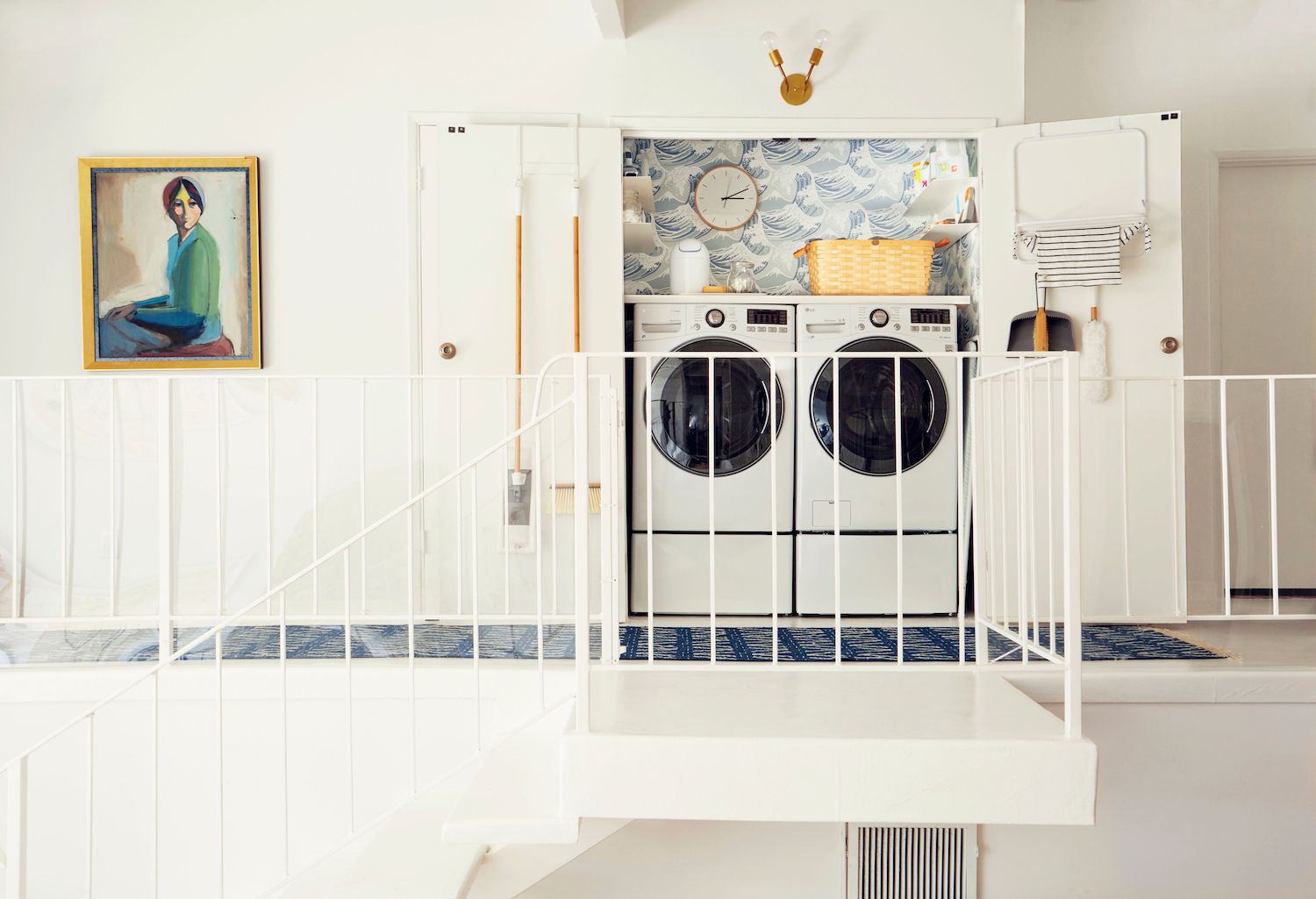 ideas para cuartos de lavado pequeños