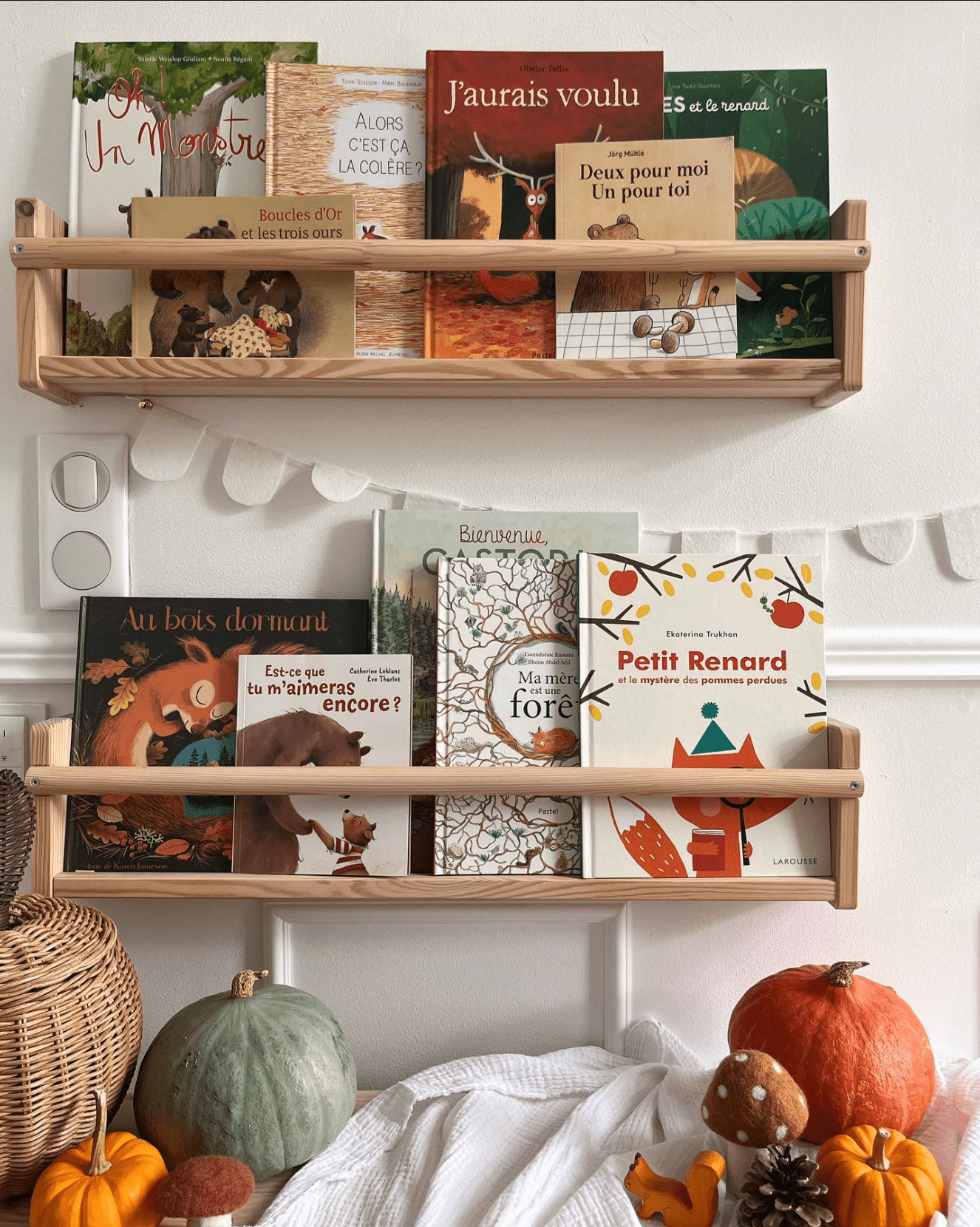 estuche de libros infantiles de otoño 