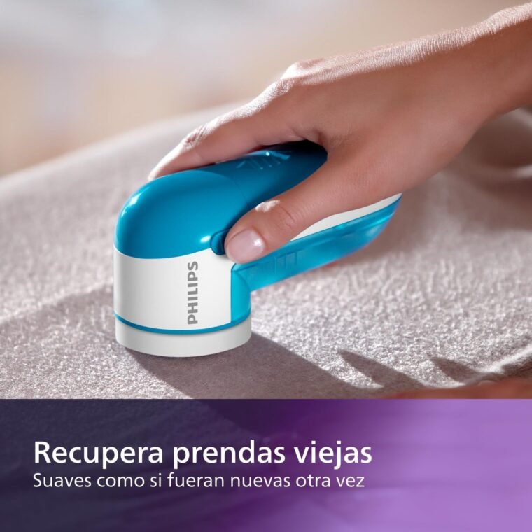 Philips Quitapelusas - Eliminador de Pelotillas para Ropa, Azul (GC026/00) - Imagen 6