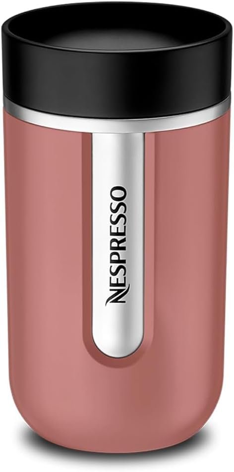 Nespresso Travel Mug Terracotta - Taza térmica (300 ml, a prueba de fugas)