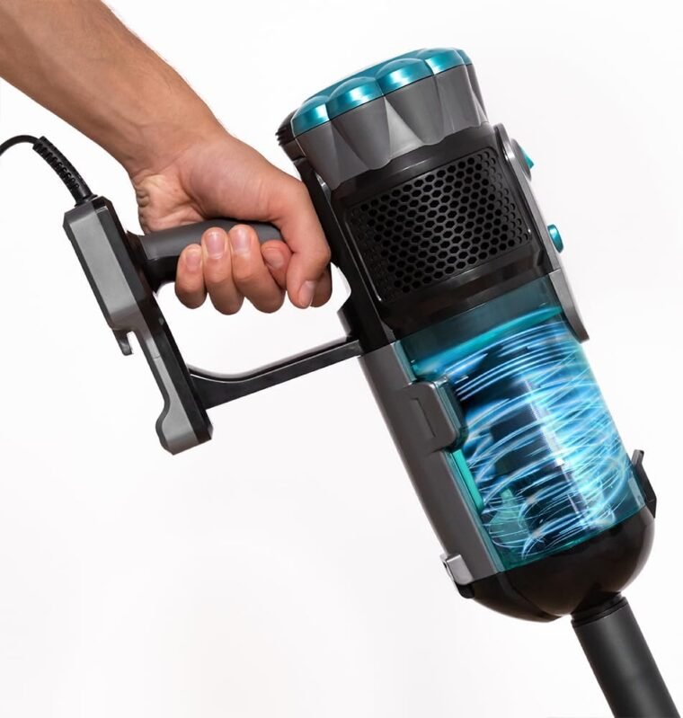 Cecotec Aspiradora Escoba con Cable Conga Popstar 600 Vital, 600 W, Tecnología Ciclónica Sin Bolsa, Poder De succión de 18 kPa, Depósito de 500 ml Fácil de Extraer, Cabezal 360º Twisted - Imagen 5