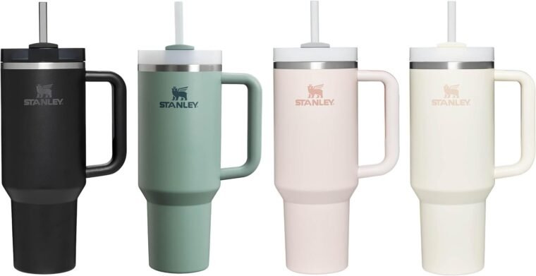 Stanley Quencher H2.0 FlowState Tumbler 1.2L - Termo Conserva el Frío 11 Horas - Helada Durante 48 Horas - Botella Agua Acero Inoxidable - Taza Termica - Vaso Termico Sin BPA - Cream Tonal - Imagen 11