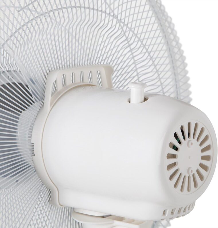 Orbegozo SF 0147 Standing Fan 50 W 3 Ventilation Speeds Oscillating Height Adjustable Quiet Safety Grille Blade Size 40 cm White - Imagen 5